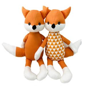 Colorful fox plush toys for kids