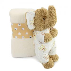 Cute Elephant Plush Toy  Baby Blanket Cartoon Animals For Children