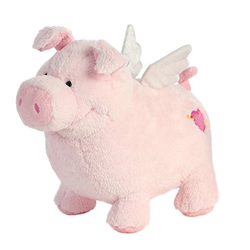 fancy popular soft flying pig plush toy 