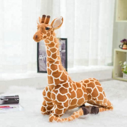  Realistic Zoo Plush Animal Big Giraffe Plush Toy