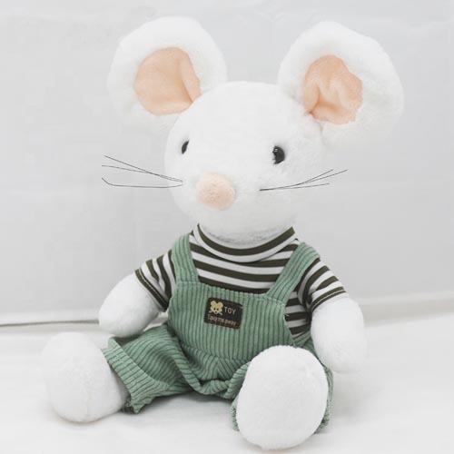 China Stuffed Animal Soft Plush Toy Mouse With T Shirts For 2020 Custom Mascot Soft Stuffed Plush Mice Animal Toys 