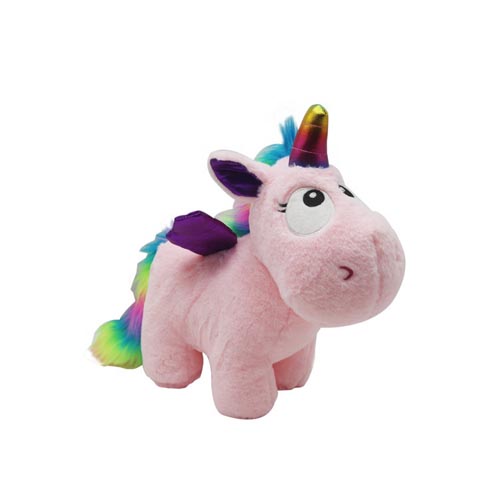 EN71 Low MOQ 28cm 3 Colors Soft Stuffed Big Eyes Unicorn Plush Toy 