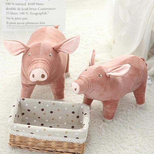 2020 New Year Pink Pig Lovely Plush animal toys For Kids