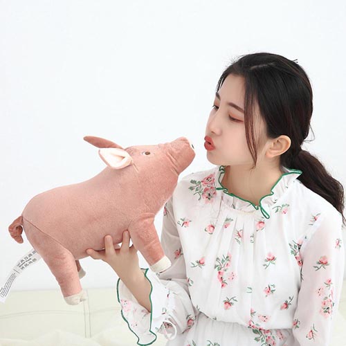 2020 New Year Pink Pig Lovely Plush animal toys For Kids