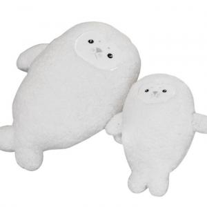 2020 new fashion factory customized custom super soft boa stuffed white seal plush toys 