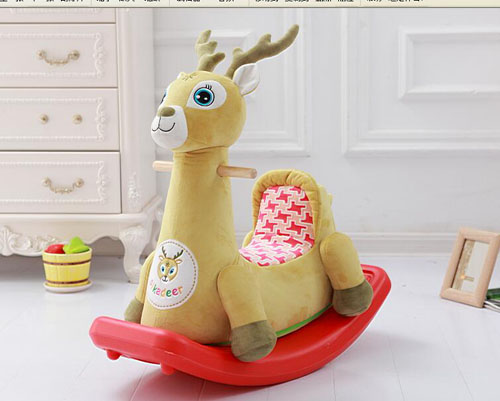 wholesales plush deer rocking chair 