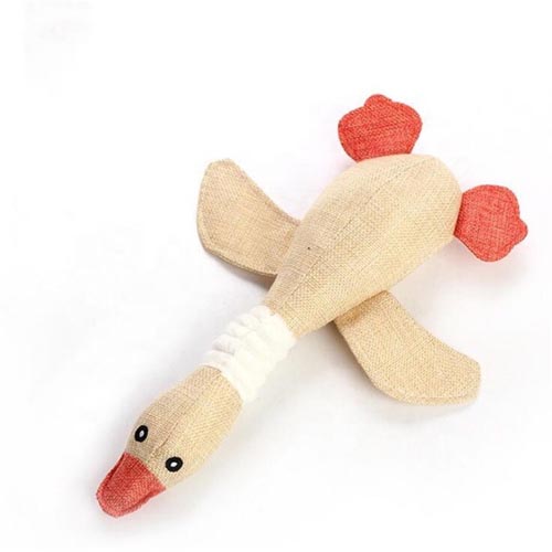 pet toy voiced wild goose style plush toys on sale