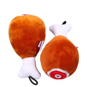 China High Quality Cheap Chicken Leg Plush Squeak Chew Interactive Sound Pet Dog Toys for biting