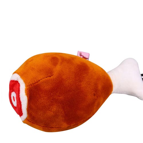 China High Quality Cheap Chicken Leg Plush Squeak Chew Interactive Sound Pet Dog Toys for biting