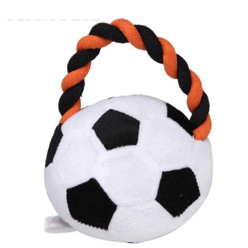 Strong Durable Plush Cotton Rope Indestructible Interactive Funny Pet Dog Christmas Football Rugby Sport Toys