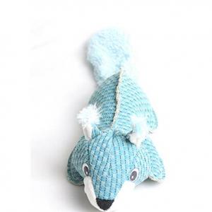 Wholesale New Design Cute Plush Dog Squirrel Animals Pet Toys 