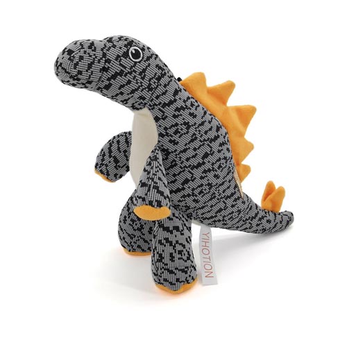 Flying Woven Dinosaur Squeaky Training Bite Resistance Plush Squeaky Chew Pet Dog Toys