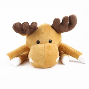 Hot Selling Cheap Cute Christmas Theme Elk Shape Plush Pet Toy