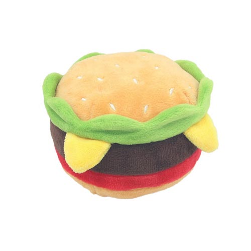 The New Burger pet Plush toy French fries Burger Milkshake cup Plush Voice toy