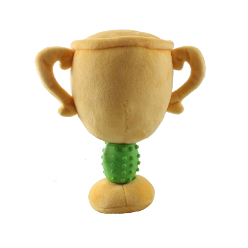 Trophy Champion Pet Plush Interactive Pet Toy Custom Stuffed Squeaky Chew Toys 