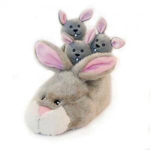 Custom Hide and Seek Slipper Nest Squeaky Plush Dog Toy 