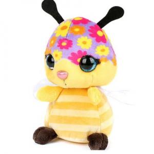 Factory Price Custom Cute Bee With Big Eyes Plush Stuffed Soft Toys 