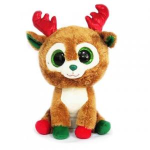Stuffed plush christmas toy with big eyes