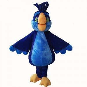 Professional huge body blue bird character cartoon mascot costume 