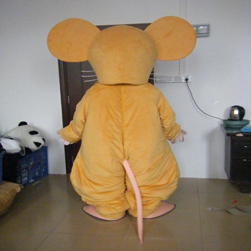 brown mouse mascot costume 