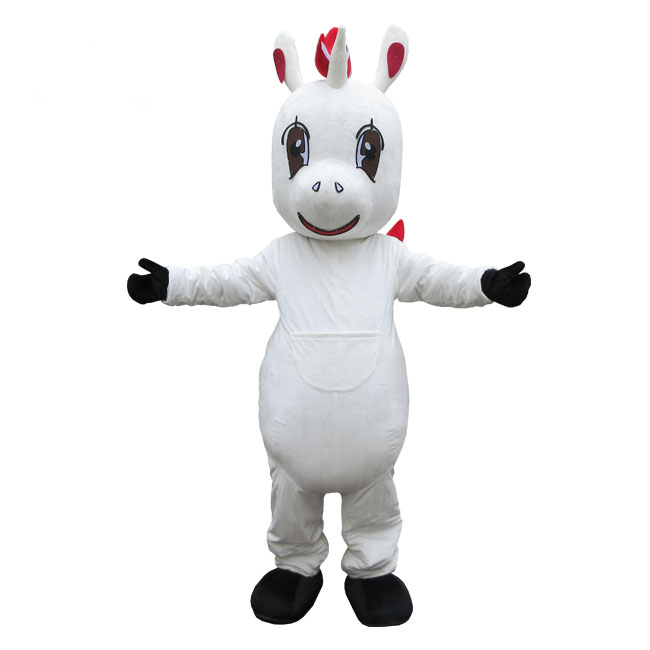 Hot sell Unicorn horse mascot costume for adults 