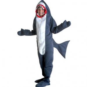 Children cosplay mascot shark shape plush costume for halloween 