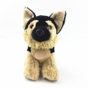  sitting german shepherd design real plush dog 