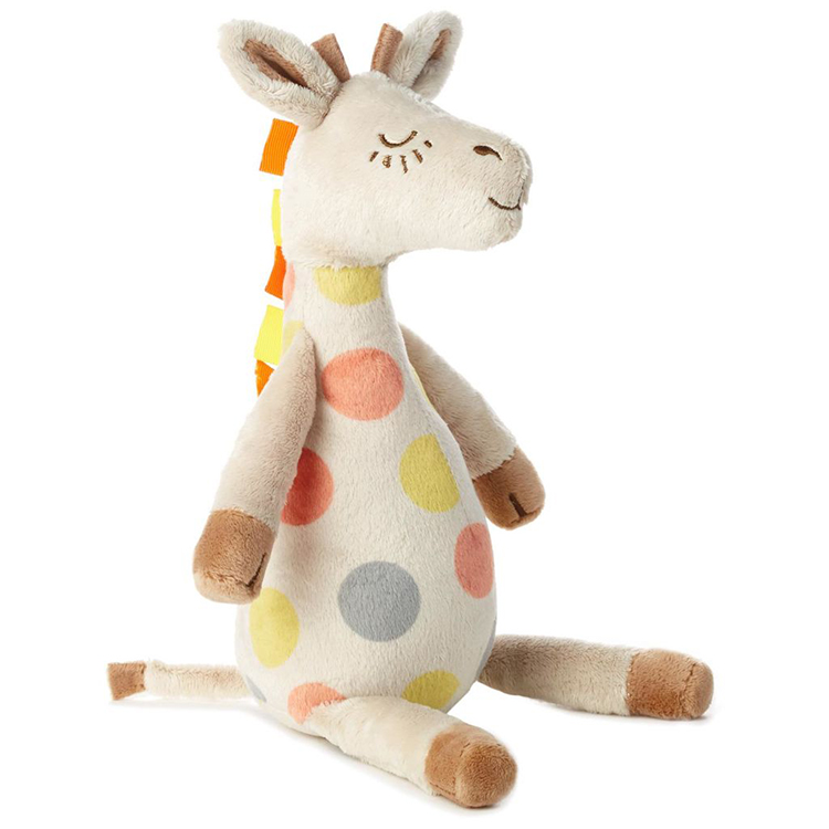 New custom plush giraffe toy soft stuffed plush animal for kids 