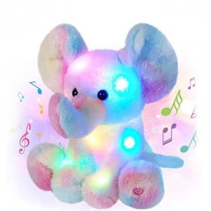 plush elephant with led glowing light