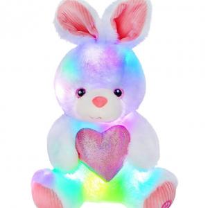 Glowing LED Night Light Plush Rabbit